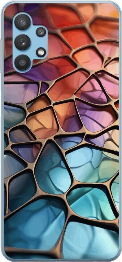 Mobildeksel til Samsung Galaxy A32 5G med Metalliskt mønster motiv
