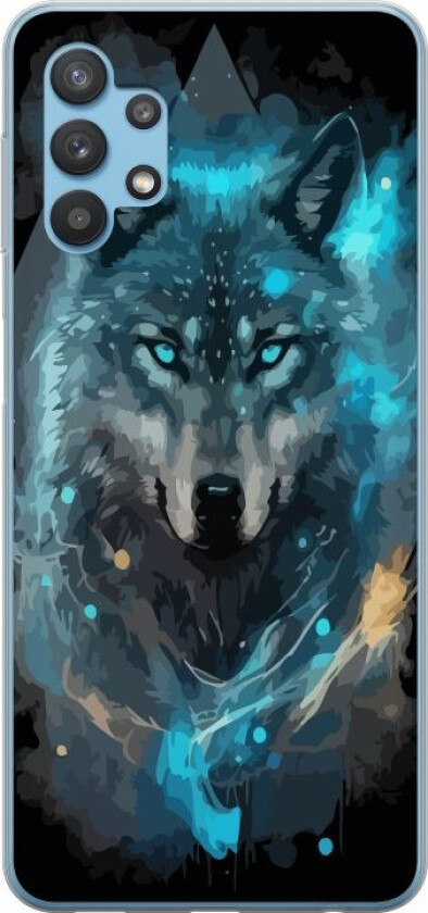 Mobildeksel til Samsung Galaxy A32 5G med Ulve motiv