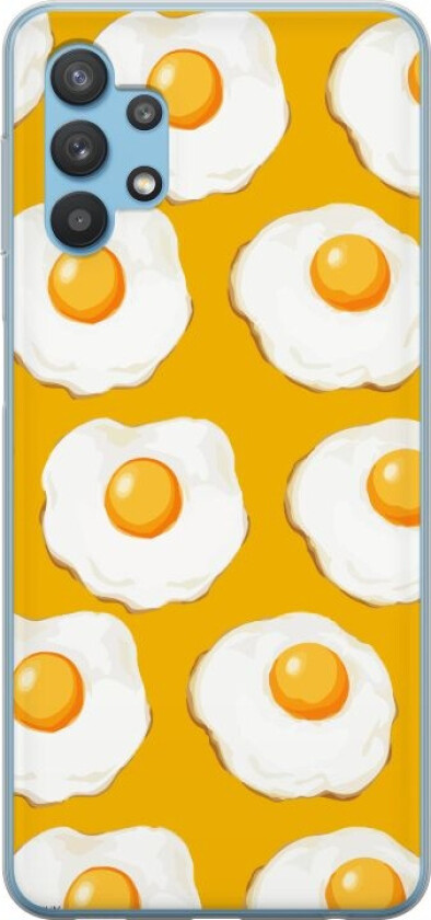 Mobildeksel til Samsung Galaxy A32 5G med Stekt egg motiv
