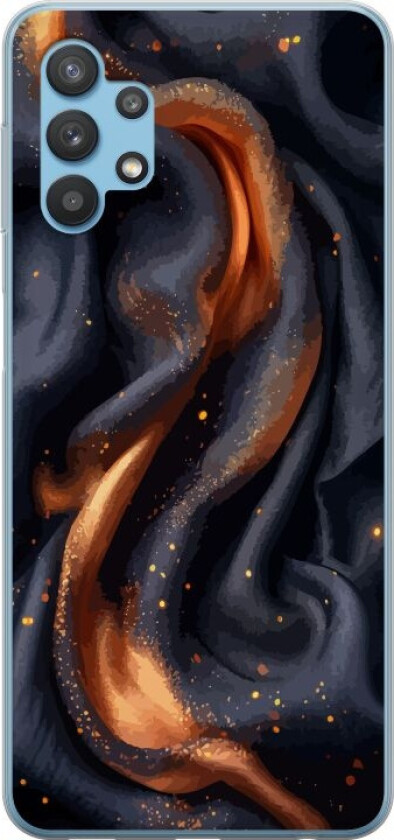 Mobildeksel til Samsung Galaxy A32 5G med Brennende silke motiv