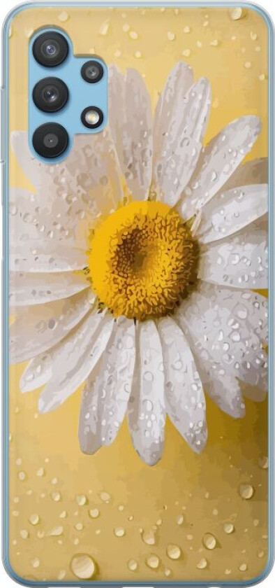 Mobildeksel til Samsung Galaxy A32 5G med Porselensblomst motiv