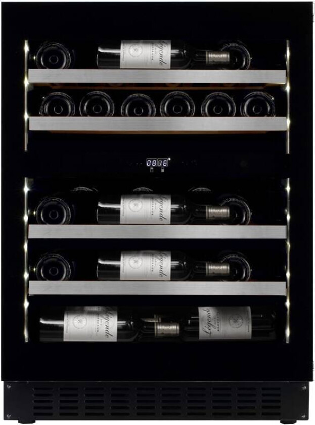 Innbyggbart vinskap - WineCave Exclusive 700 60D Push/Pull