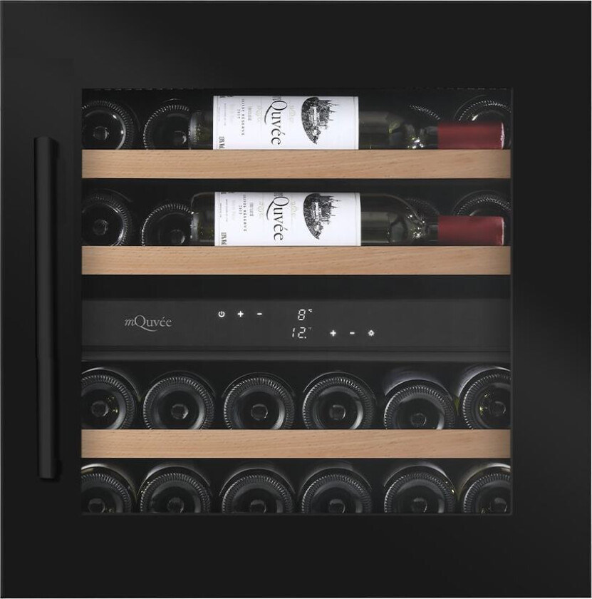 Integrerbart vinskap - WineKeeper 25D Anthracite Black