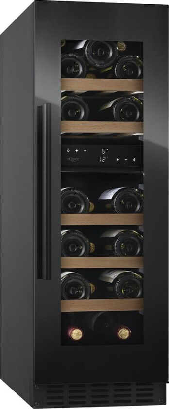 Innbyggbart vinskap - WineCave 800 30D Fullglass Black