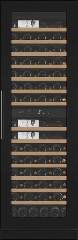 Innbyggbart vinskap - WineCave 187 Anthracite Black