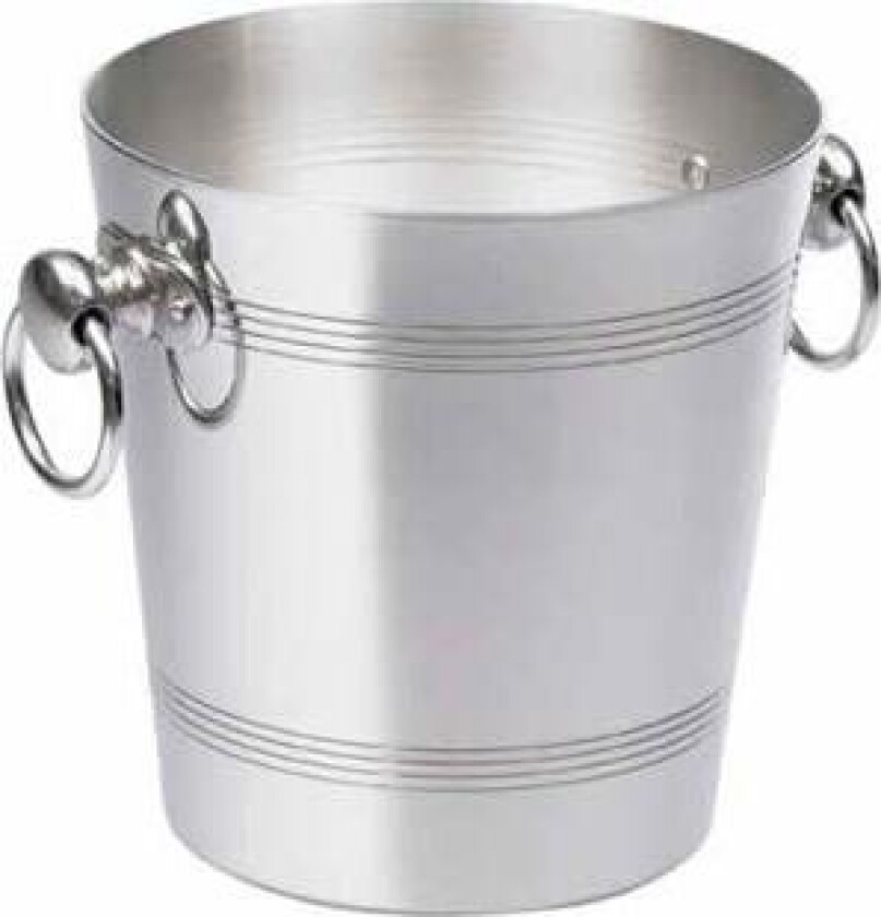 Isbøtte i polert aluminium