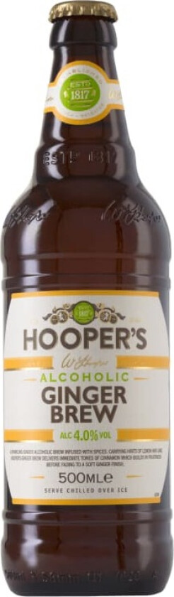 Hoopers Ginger Beer 4,0% 0,5l flaske