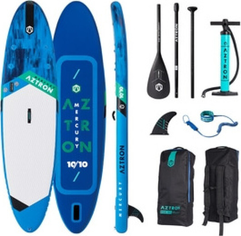 Paddleboard, Aztron Mercury 10'10'', oppblåsbar SUP inkl. tilbehørspakker
