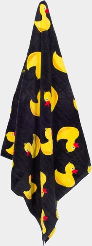Beach Towel 90x180, Black Yellow Duck, Onesize, Håndduker