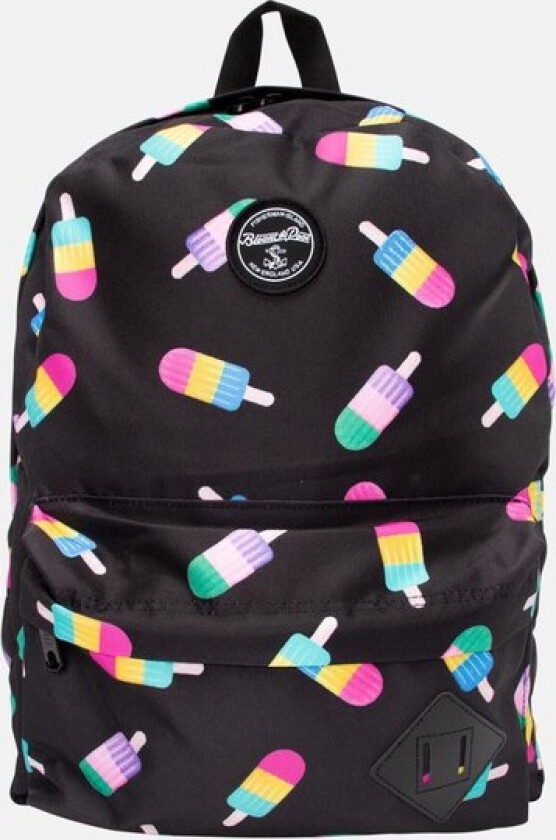 Hawaii Backpack, Black Ice Cream, Onesize,  Skolevesker