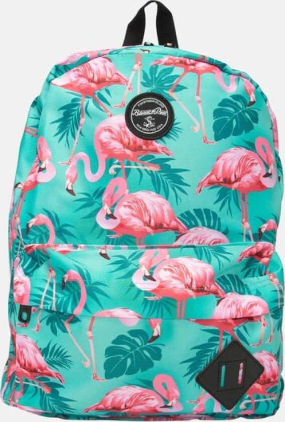 Hawaii Backpack, Turquoise Flamingo, Onesize,  Skolevesker