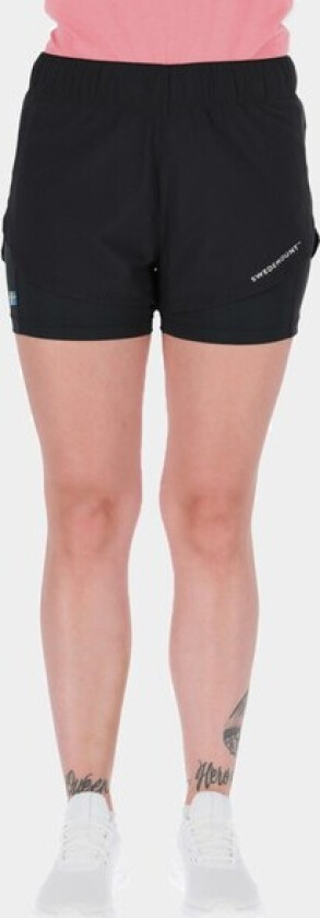 Training 2in1 Shorts W, Black, 42, Treningsshorts
