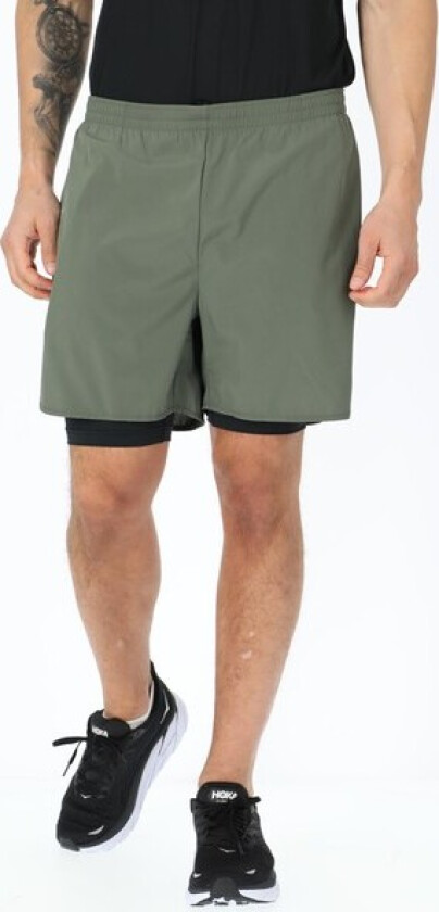 Training 2in1 Shorts, Olive, 2xl,  Løpeshorts