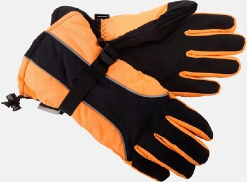 Duved Gloves-Sw, Neon Carrot, 10,  Skihansker