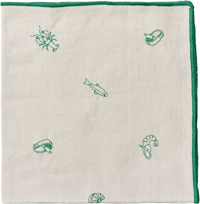 Sea stoffserviett 45 x 45 cm Jelly green