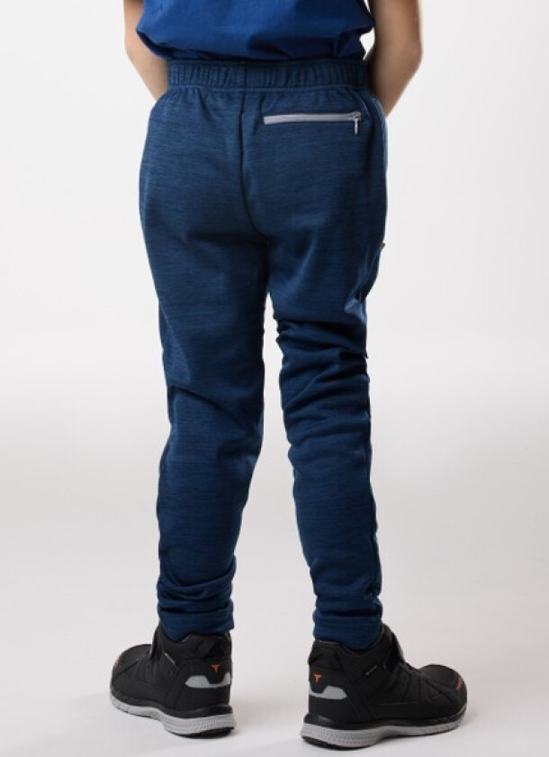 Training Logo Pants Jr, Navy Melange/Lt. Grey Melange, 170, Sweatpants