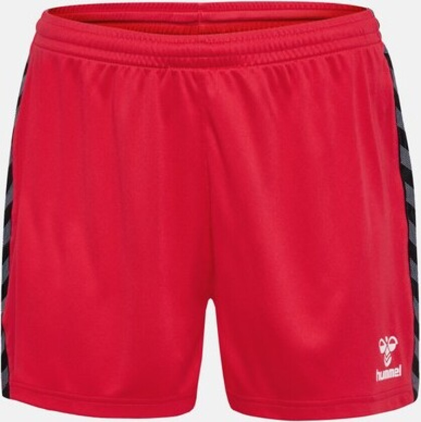 Hmlauthentic Pl Shorts Woman, True Red, L, Treningsshorts