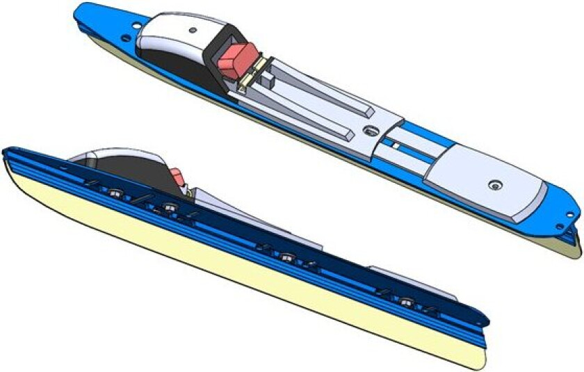 Blå Med Rottefella Bc