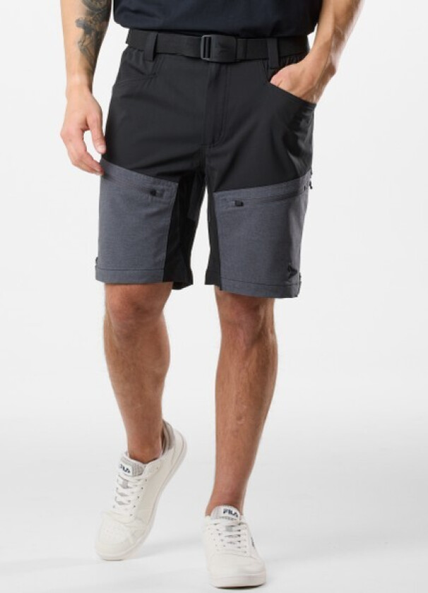 Sail Shorts, Black/Charcoal Melange, S,  Turshorts
