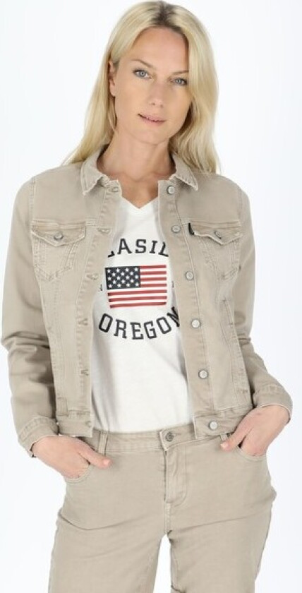 Oregon Twill Jacket W, Khaki, 36, Jakker