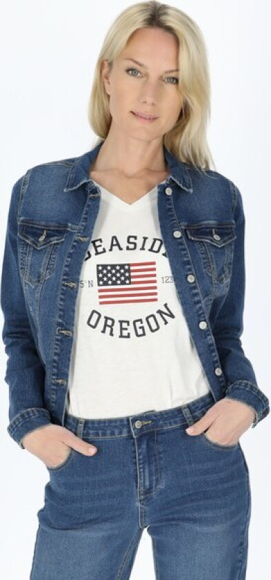 Oregon Twill Jacket W, Denim Blue, 36, Jakker