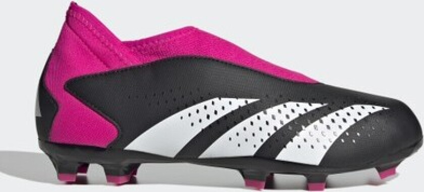 Predator Accuracy.3 Ll Fg J, Cblack/Ftwwht/Teshpk, 32, Fotballsko