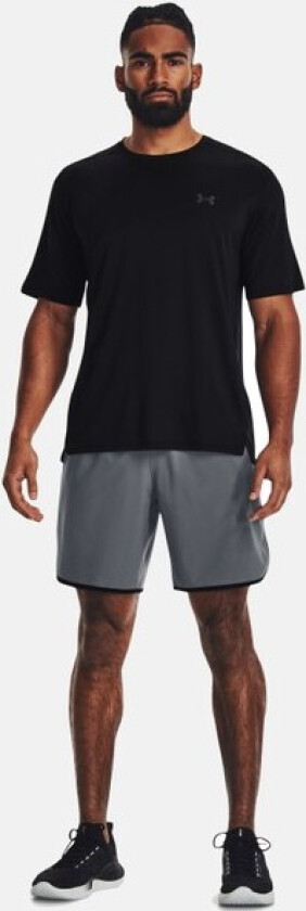 Ua Hiit Woven 8in Shorts, Pitch Gray, 2xl, Løpeshorts