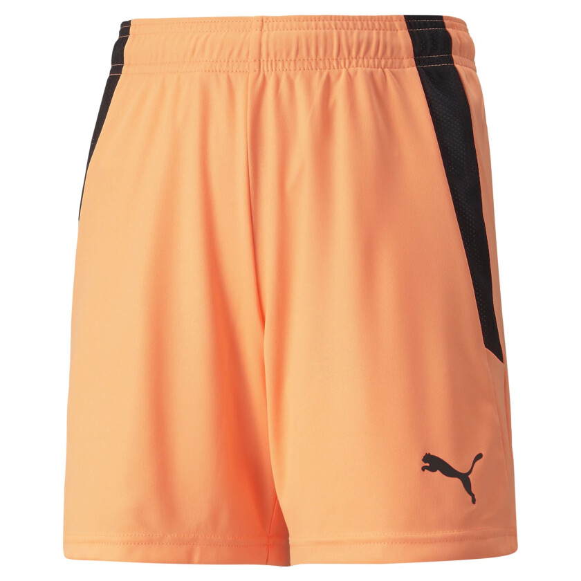 teamLIGA Shorts Jr, fotballshorts junior Neon Citrus-puma Bla