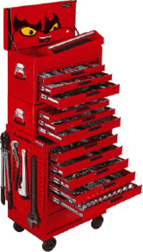 Stor verktøyvogn Tengtools TCMM1055N - 1055 deler