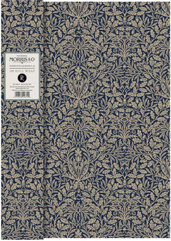 Gavepapir 3m Acorn Blue