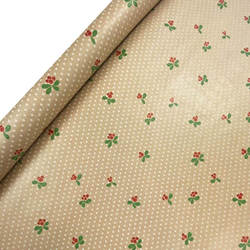 Gavepapir 5m Lingon Kraft