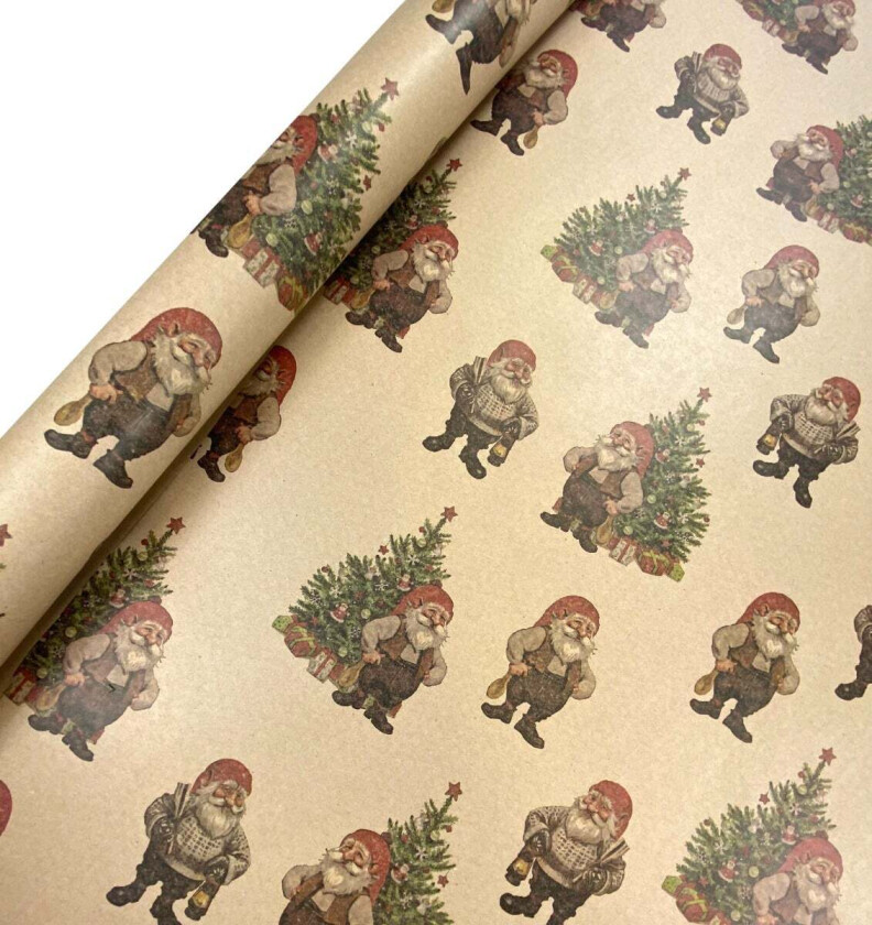 Gavepapir 5m Fjøsnisse Kraft