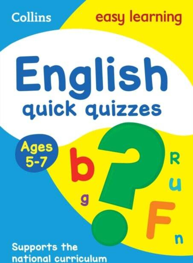 English Quick Quizzes Ages 5-7 av Collins Easy Learning