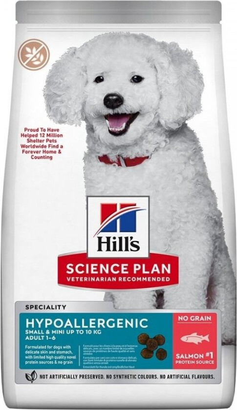 Hill's Science Plan Canine Adult Hypoallergenic Small & Mini Salmon (6 kg)