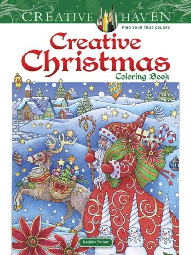 Creative Haven Creative Christmas Coloring Book av Marjorie Sarnat