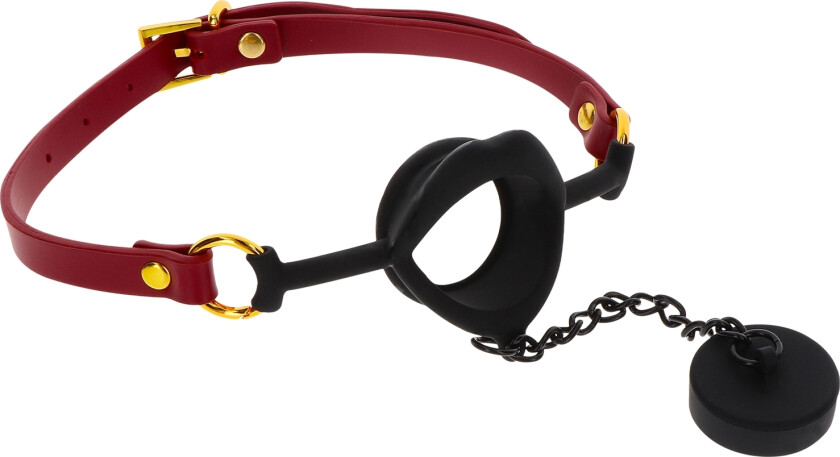 Kinky Gag med Plugg - Svart