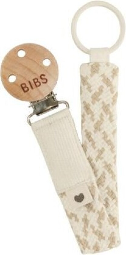 Bilde av Bibs Paci Braid, Smokkesnor, Ivory / Vanilla