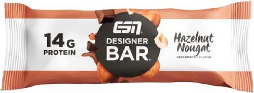 Protein Designer Bar Hasselnøtt Nougat 45 g