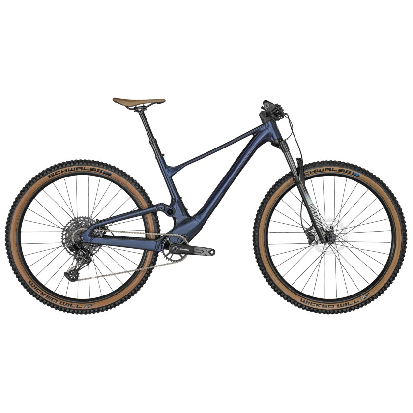 Scott Spark 970 Eagle 12-speed mountain bike 23, fulldempet terrengsykkel, MTB sykkel, unisex blue