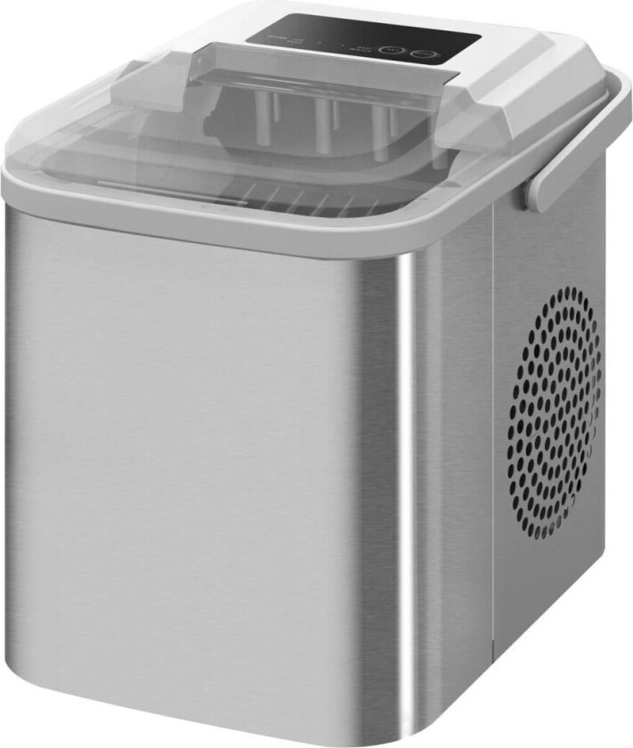 Isbitmaskin Ice Maker 9 Terninger Klar På 6-13 Minutter, 12 Kg På 24 Timer, Selvrensende Isbitmaskin Med Spade, Hvit