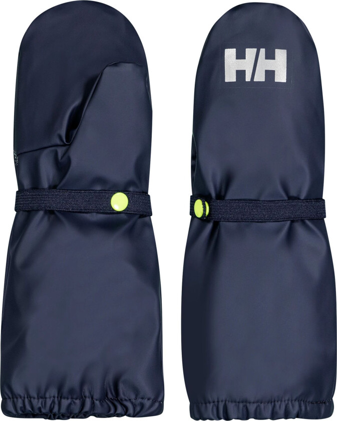 Bergen Fleece PU Mittens, votter barn navy