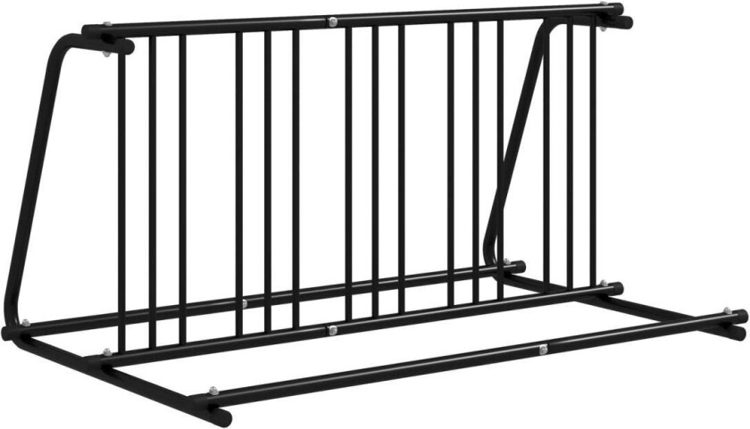 Sykkelstativ, Multippelstativ, Sykkelstativ, Værbestandig, Opptil 6 Sykler På Begge Sider, 155 X 100 X 75 Cm, Stål