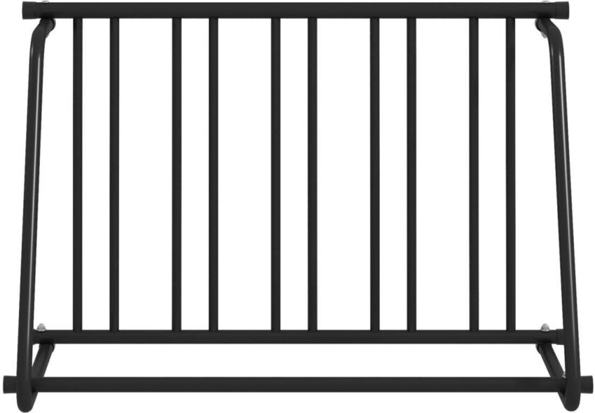 Sykkelstativ, Flere Stativ, Værbestandig, Opptil 3 Sykler, Stål, Svart, 114X58X75Cm