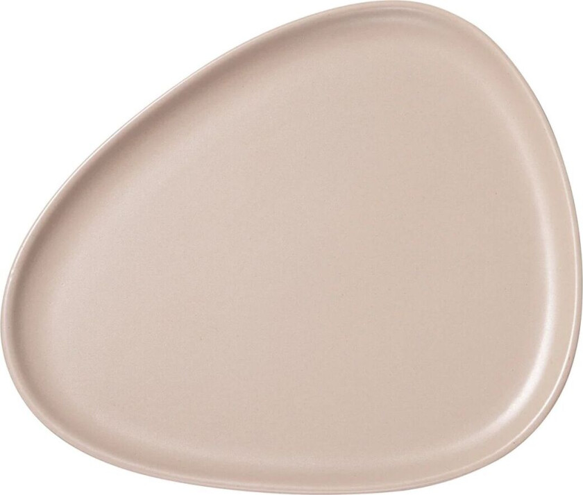 Lind DNA Curve Stoneware tallerken 26x30 cm Sand