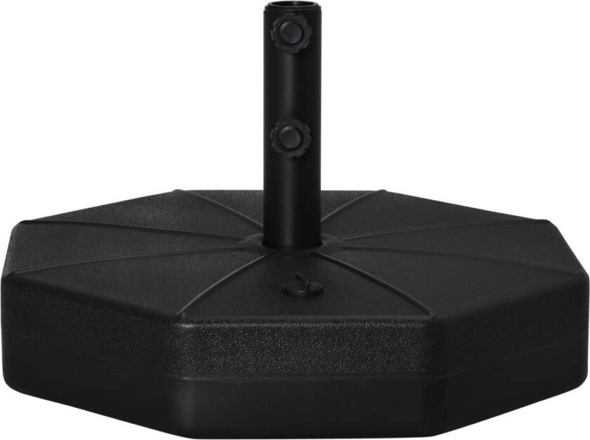 Parasollstativ 40 Kg Paraplystativ For Parasollstenger 38 Mm/48 Mm Kan Fylles Med Vann/Sand Parasollfot Ø60 X 36H Cm