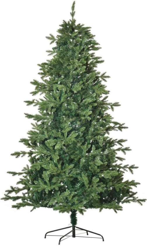 Kunstig Juletre 2,1 M Juletre Pvc Pe Metall Grønn Ø105 X 210 Cm