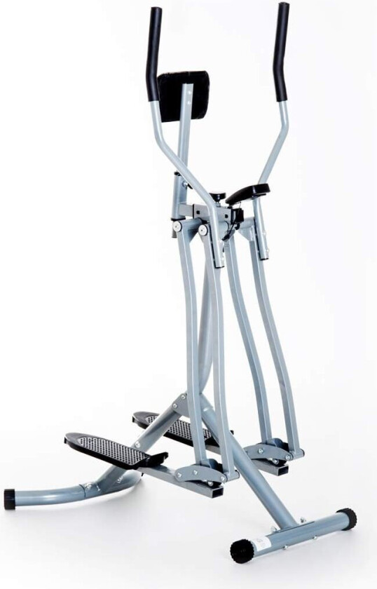 Cross Trainer Elliptical Trainer Ergometer Treningssykkel Med Lcd-Skjerm, Stål, Sølv, 96X60X152Cm