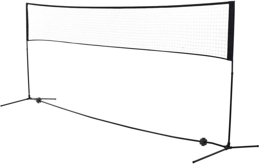 Badmintonnett Volleyball- Og Tennisnett, Bærbart, 2 Høyder 94/158Cm, Pe, 400X60Cm