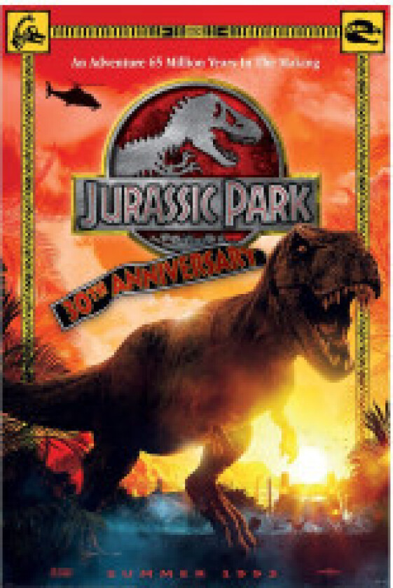 Jurassic Park-plakatpakke 30-årsjubileum 61 x 91 cm
