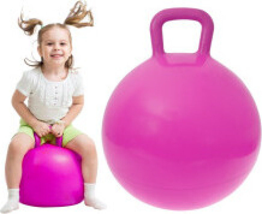 Kenguru hoppeball 45cm rosa